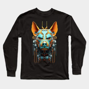 Industrial Punk Dogs by Liza Kraft 5.0 Long Sleeve T-Shirt